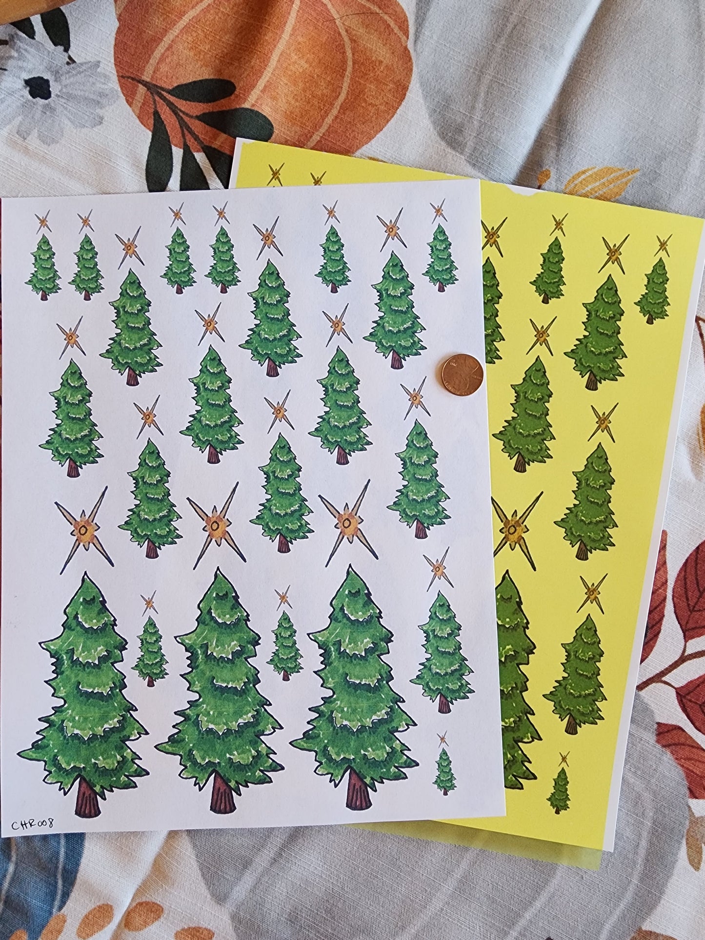 Christmas Tree Overglaze Waterslide Ceramic Decal