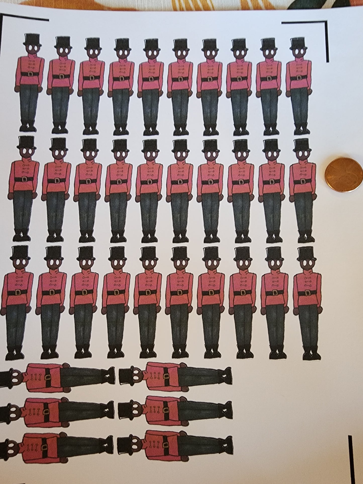 Christmas Guard Sticker Sheet