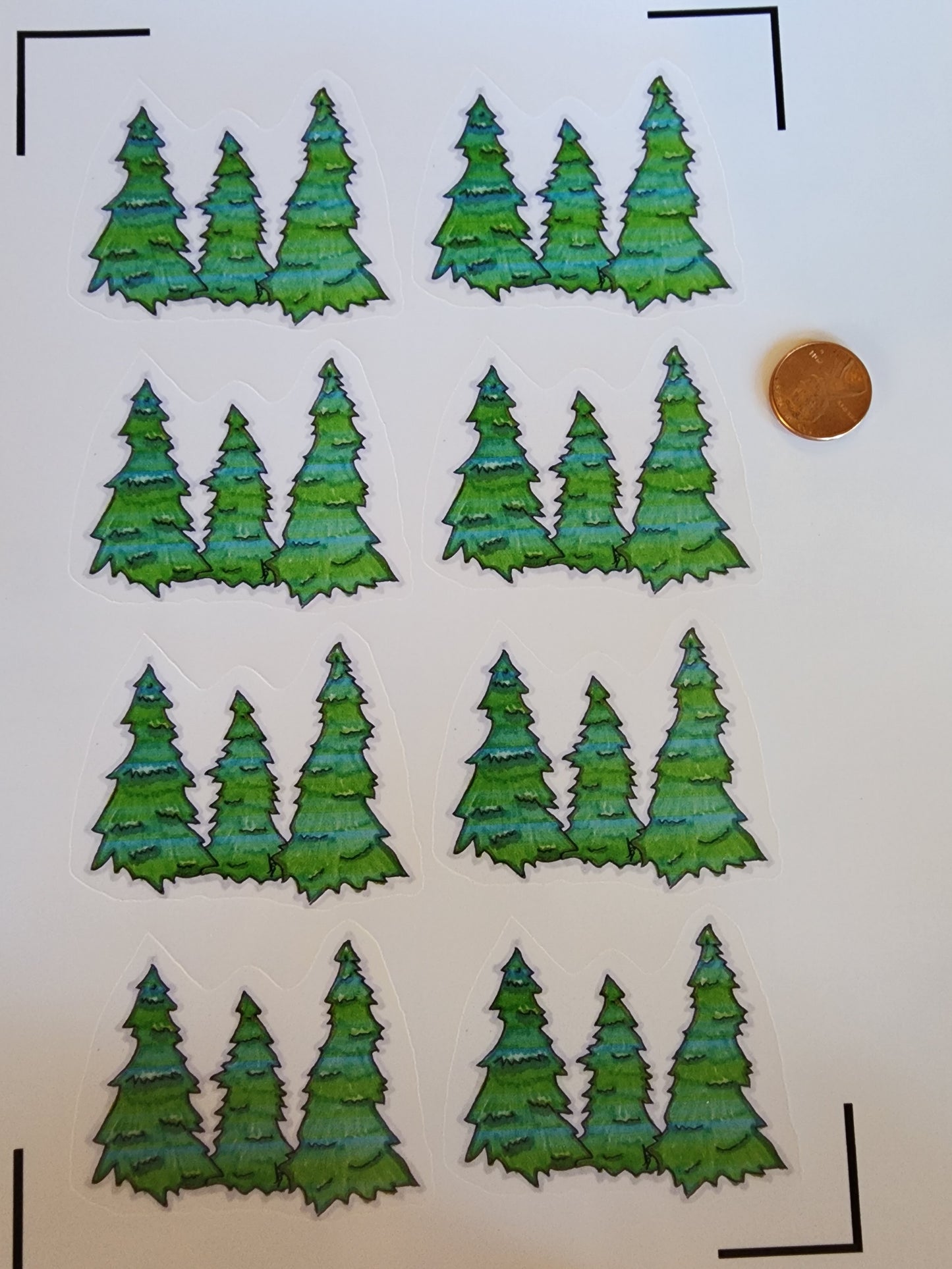 Pine Trees Stickers