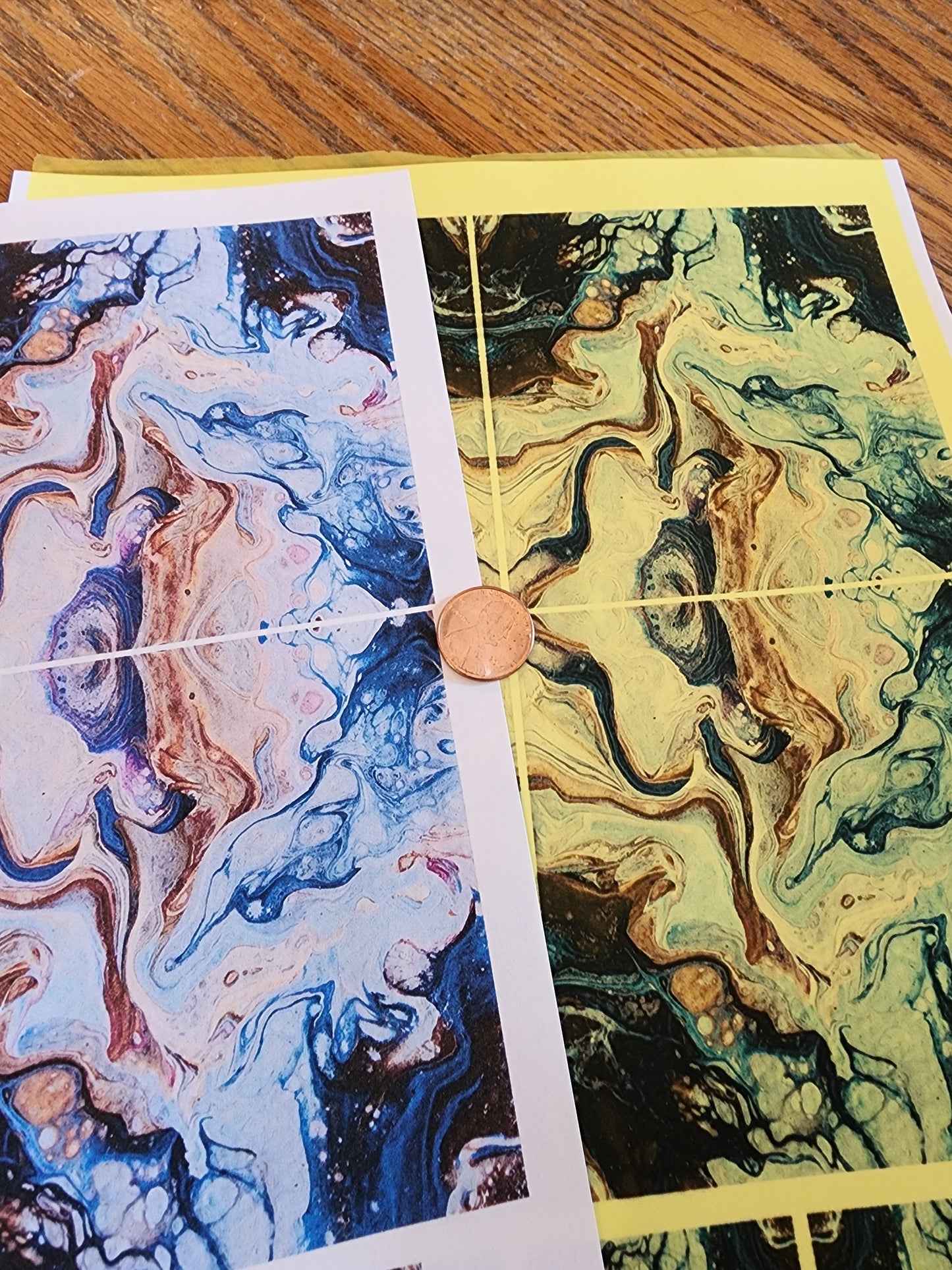 Abstract Fluid 002 Overglaze Waterslide Ceramic Decal