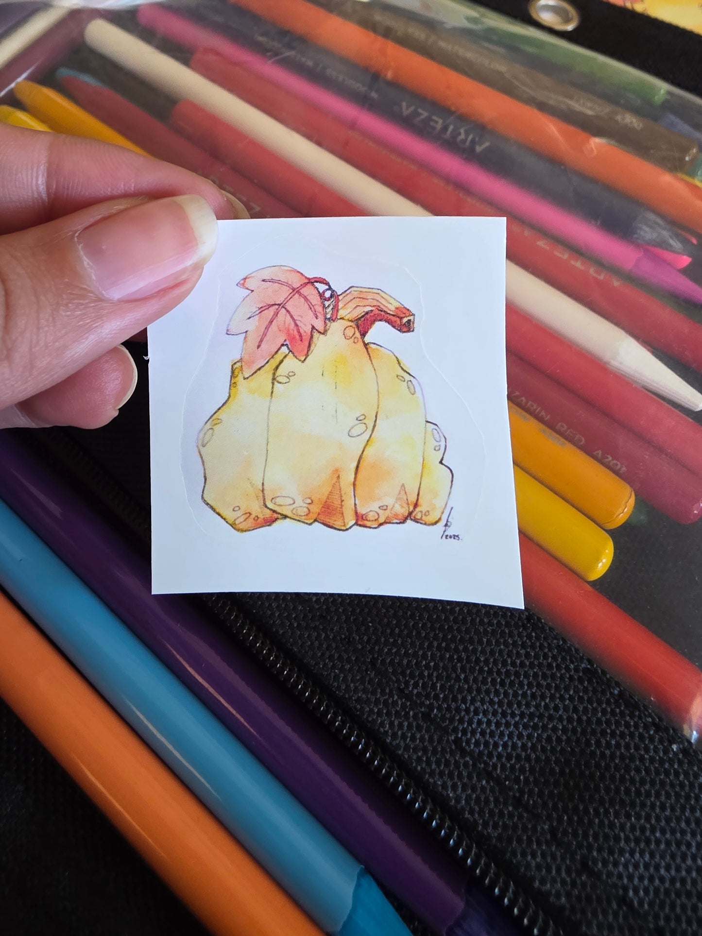 Autumn Pumpkin Sticker