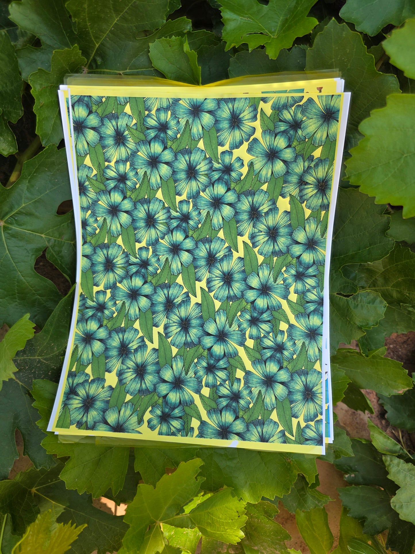 Forget-Me-Not Flowers Overglaze Waterslide Ceramic Decal