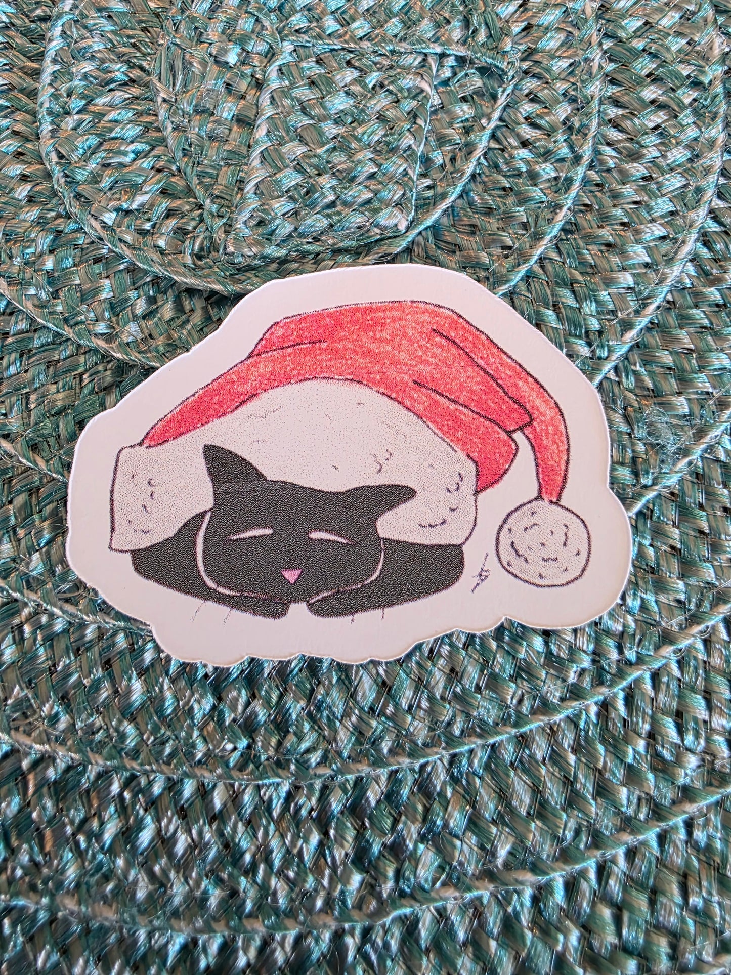 Christmas Kitty Sticker
