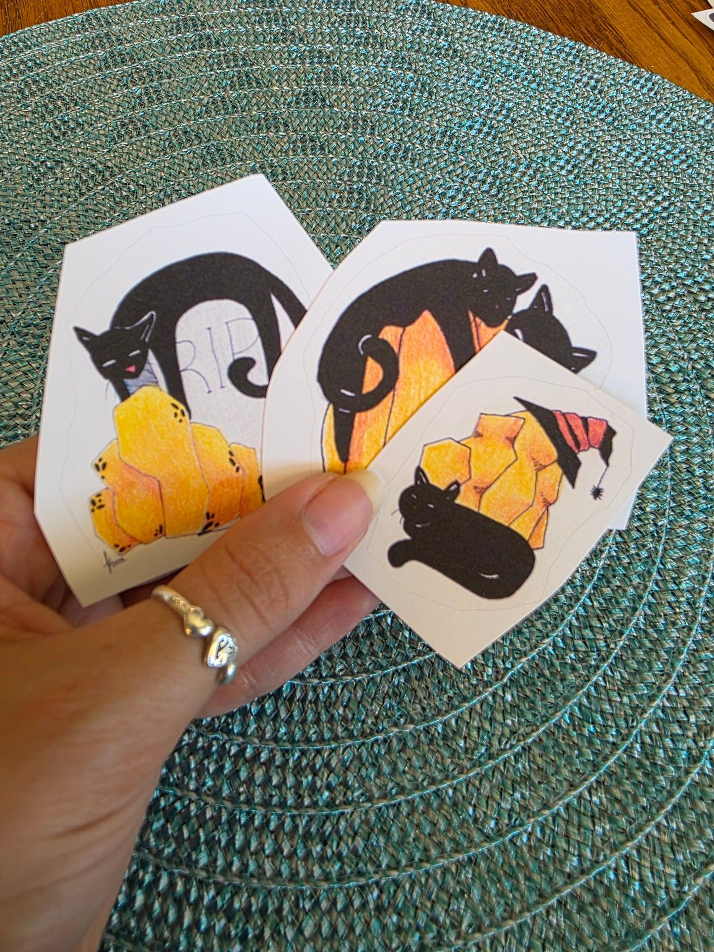 Black Cat Sticker Bundle