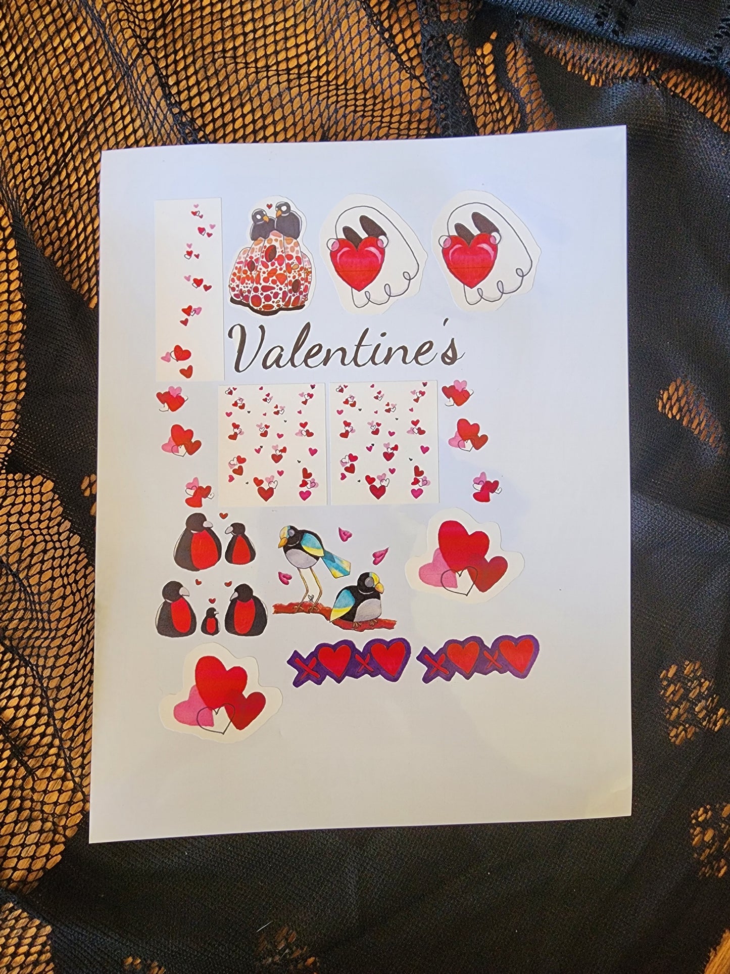 Valentines Sticker Sheet