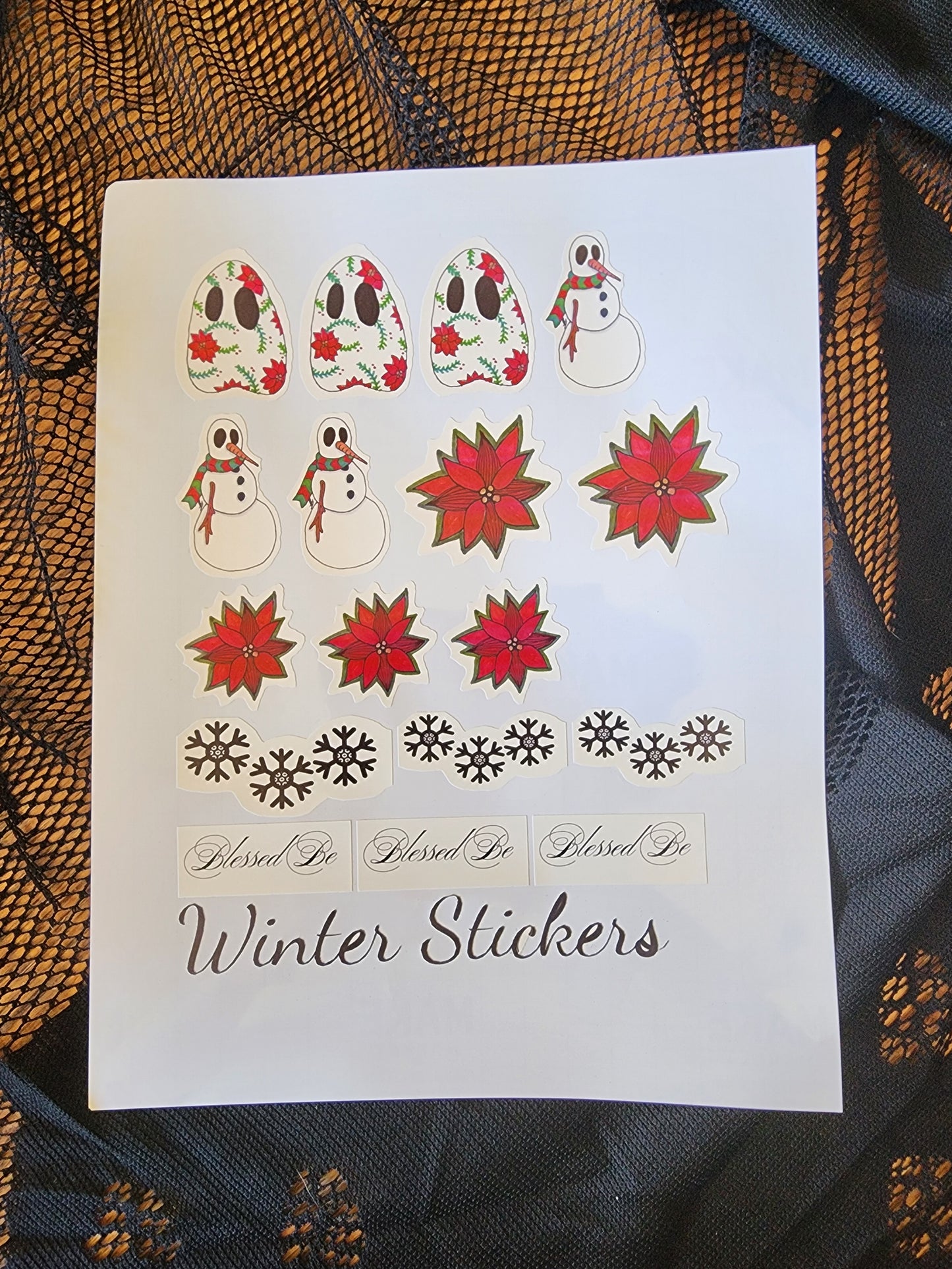 Winter Sticker Sheet