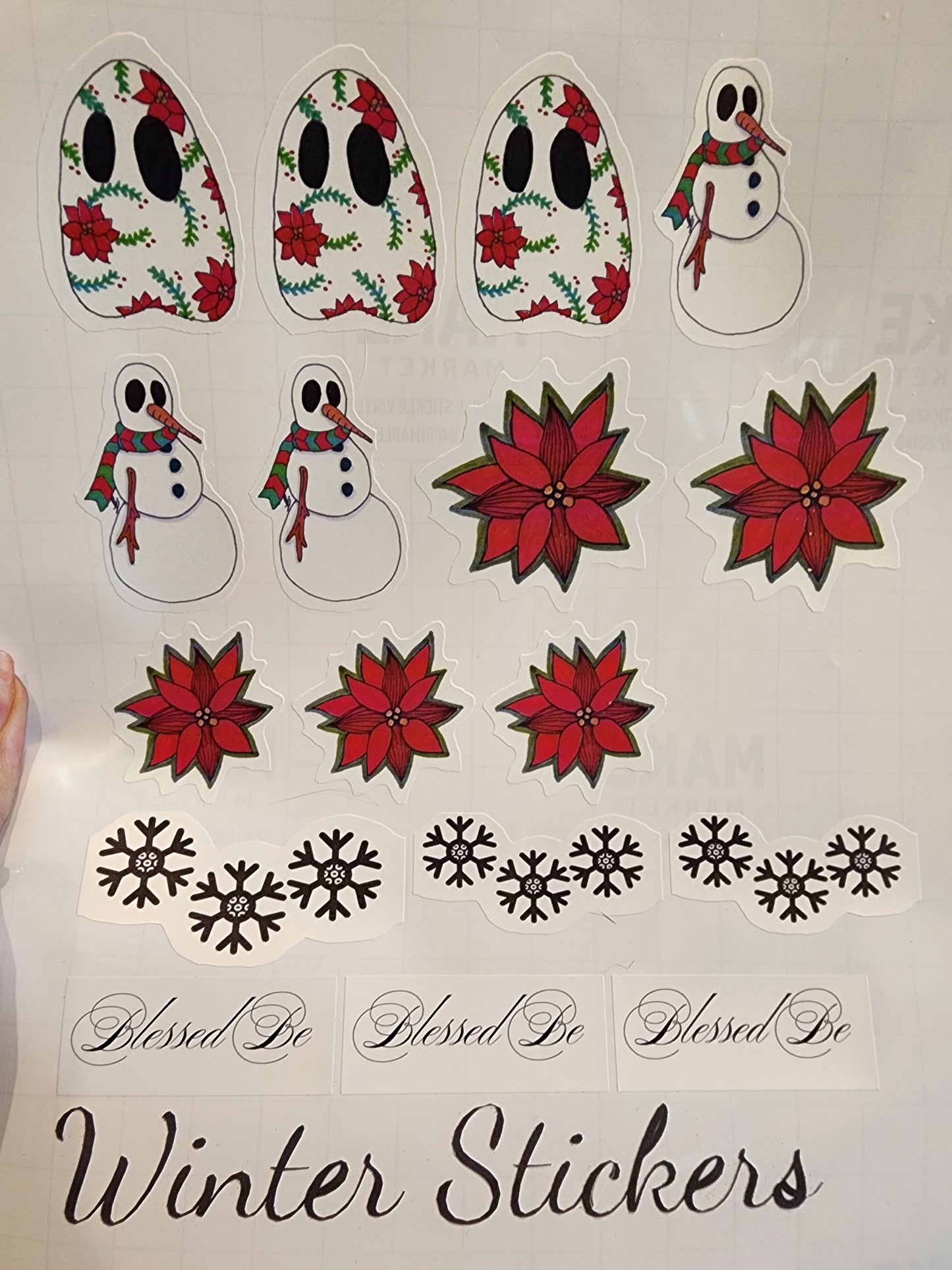 Winter 2 Sticker Sheet