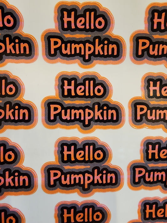 Hello Pumpkin Stickers