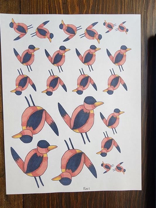 Orioles Overglaze Waterslide Ceramic Decal