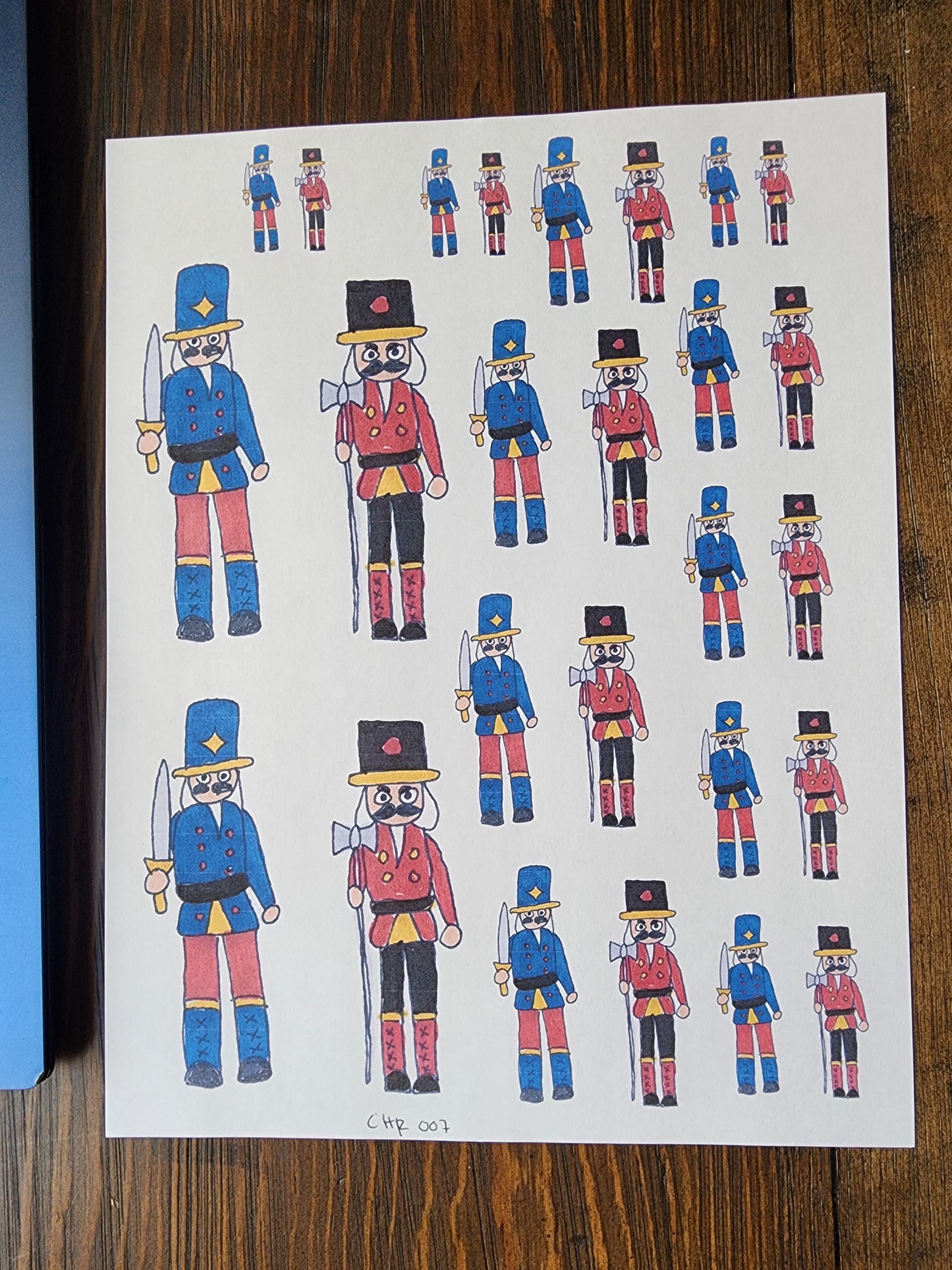 Nutcrackers Overglaze Waterslide Ceramic Decal