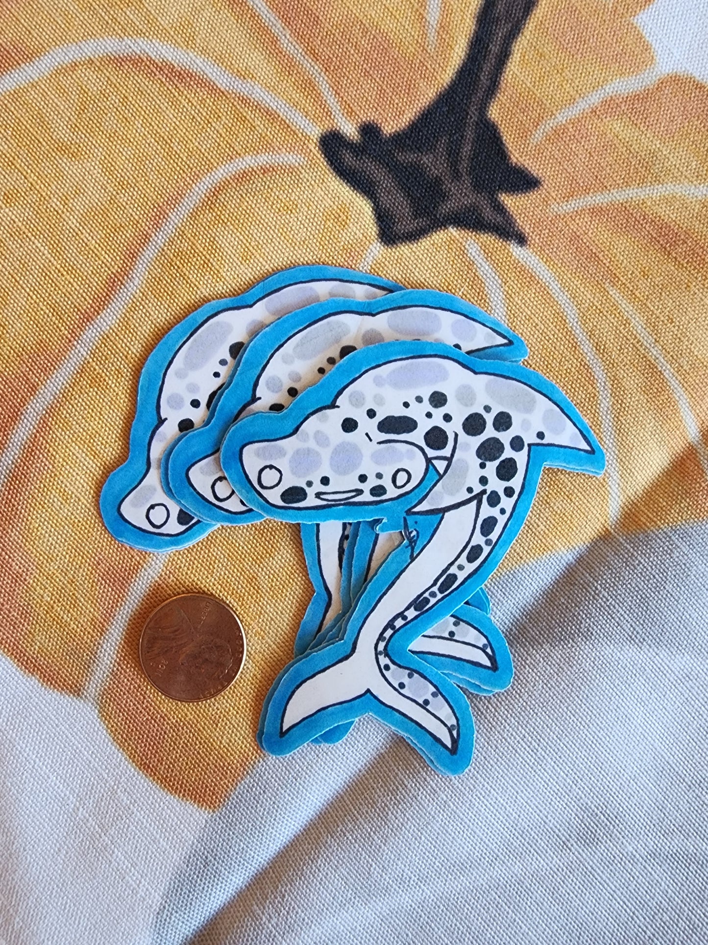 Happy Hammerhead Shark Stickers
