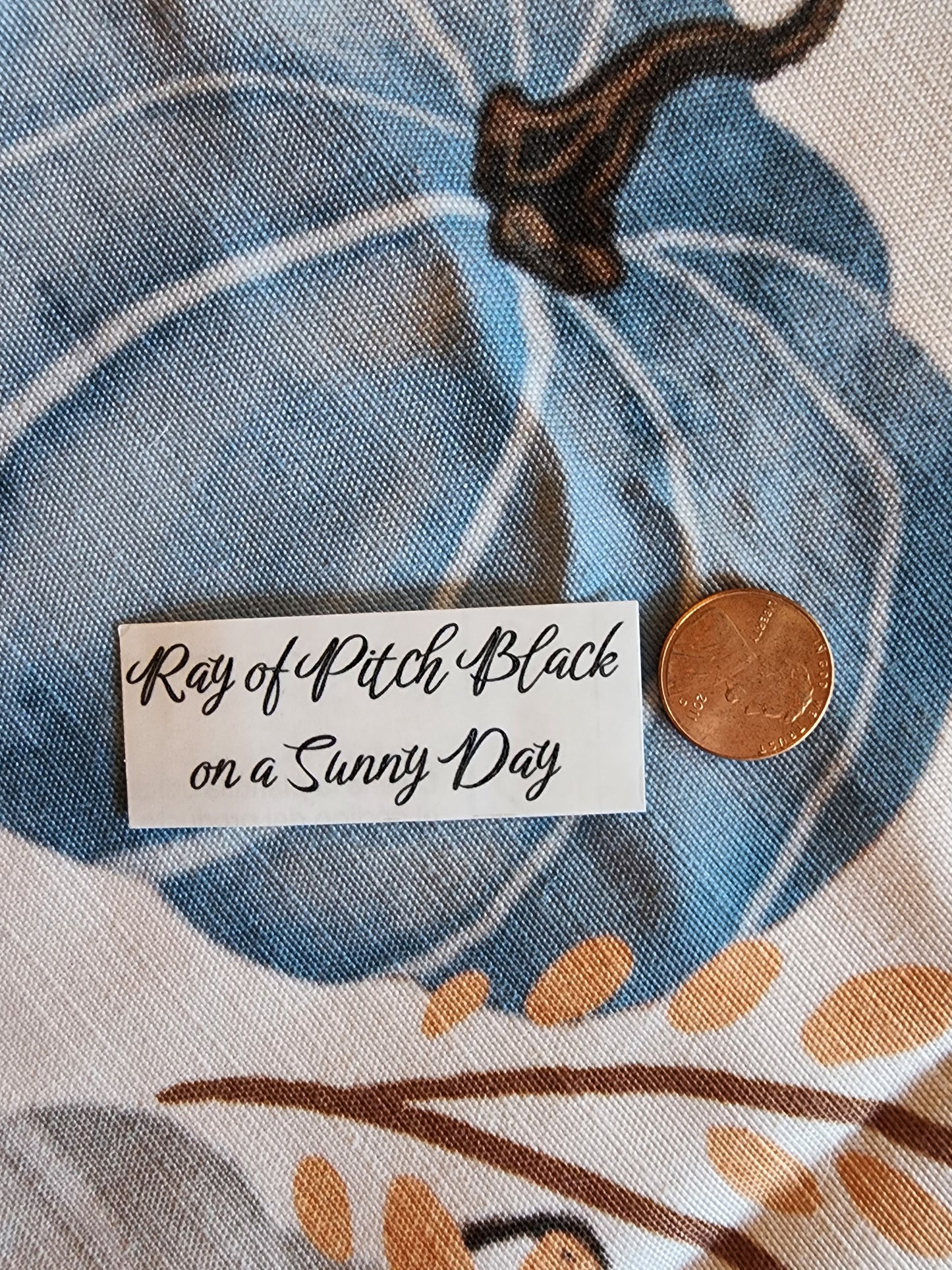 Mini Rays of Pitch Black on a Sunny Day Stickers