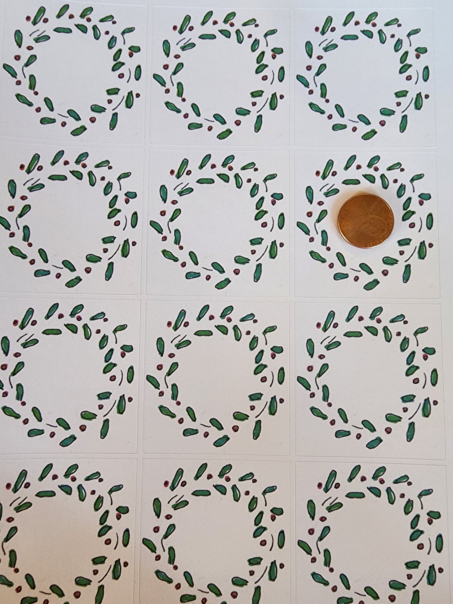 Wreath Sticker Sheet