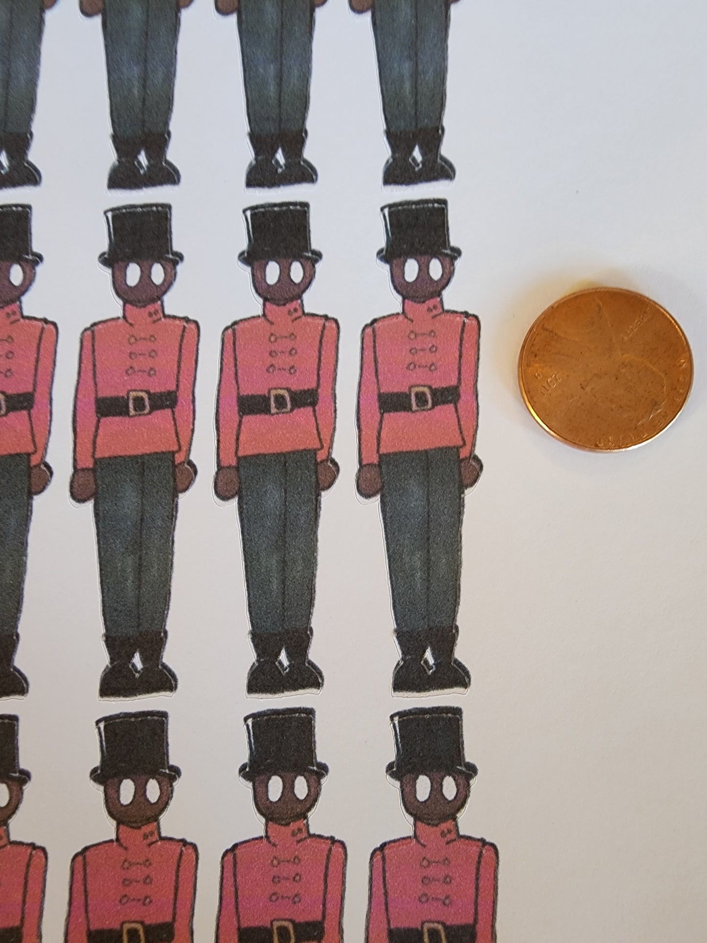Christmas Guard Sticker Sheet