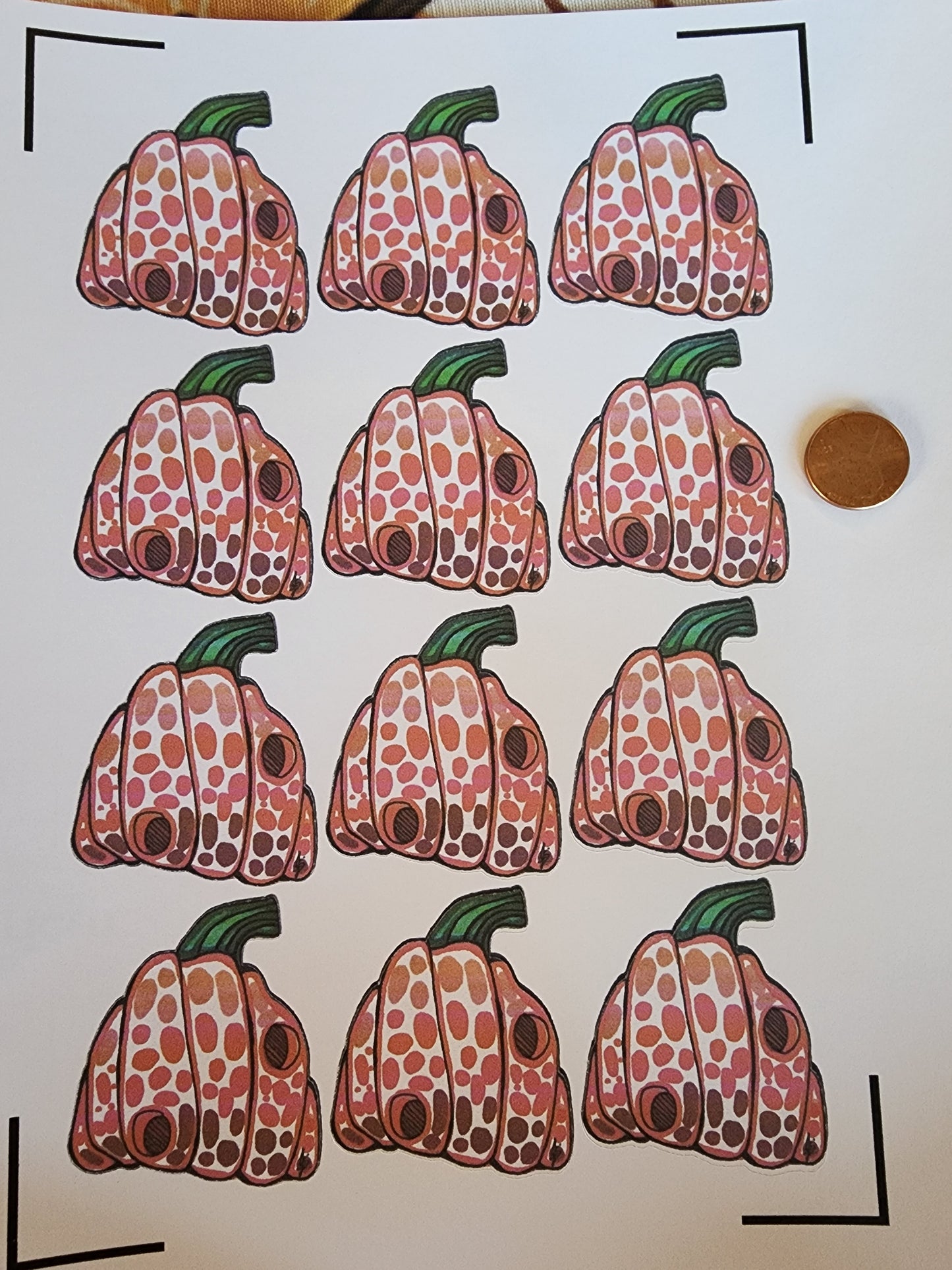 Pumpkin Stickers