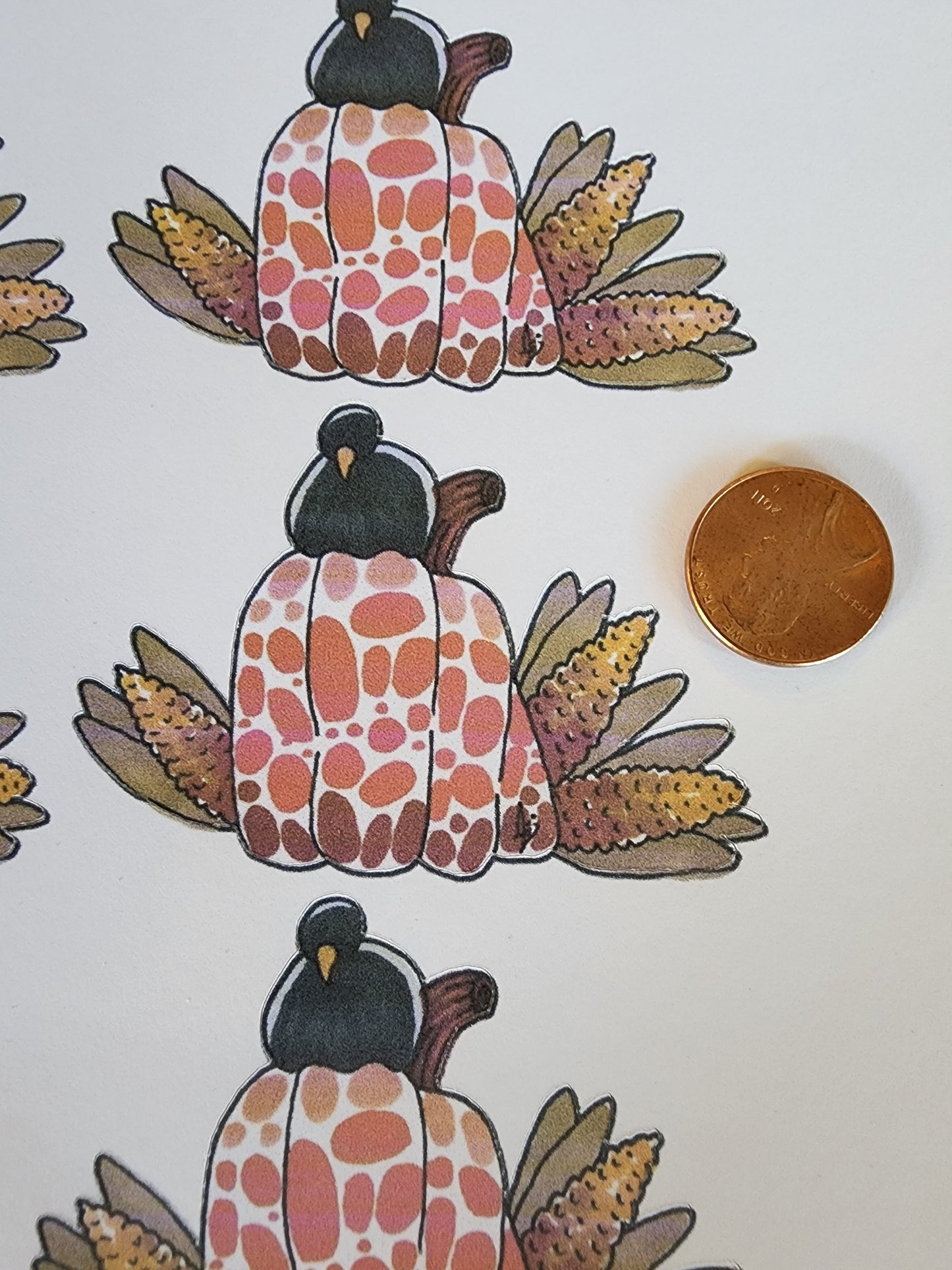 Thanksgiving Pumpkin Sticker