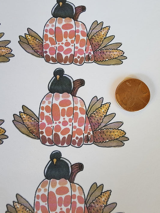 Thanksgiving Pumpkin Sticker