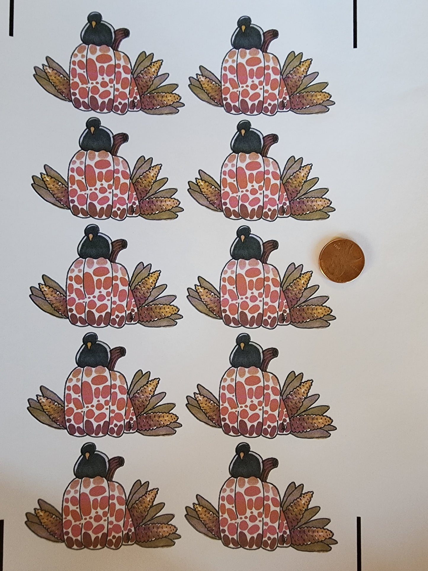 Thanksgiving Pumpkin Sticker