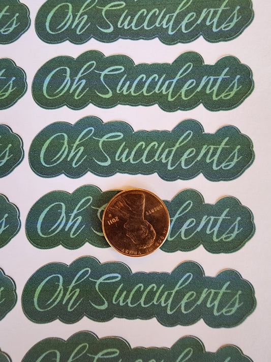 Oh Succulents Sticker