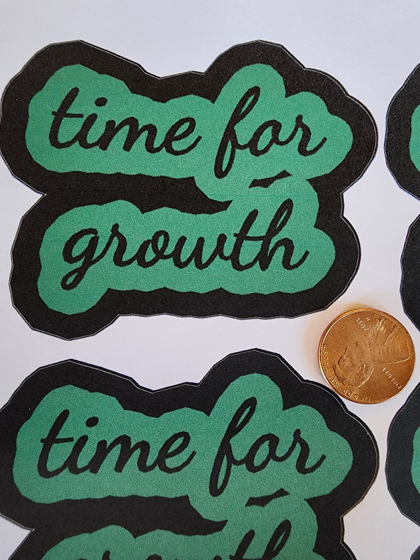 Time For Growth Sticker