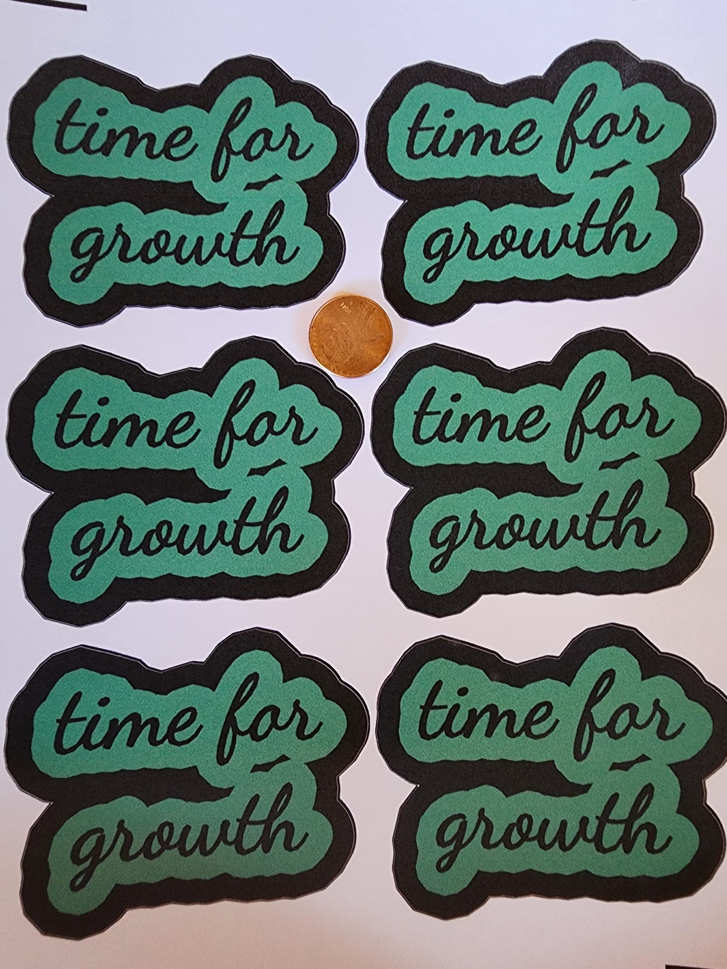 Time For Growth Sticker