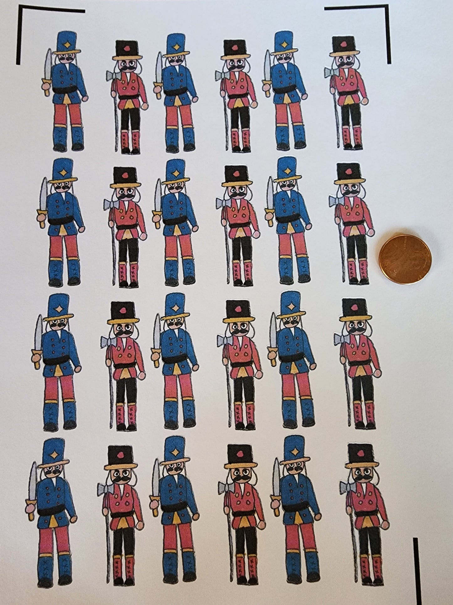 Nutcracker Men Stickers