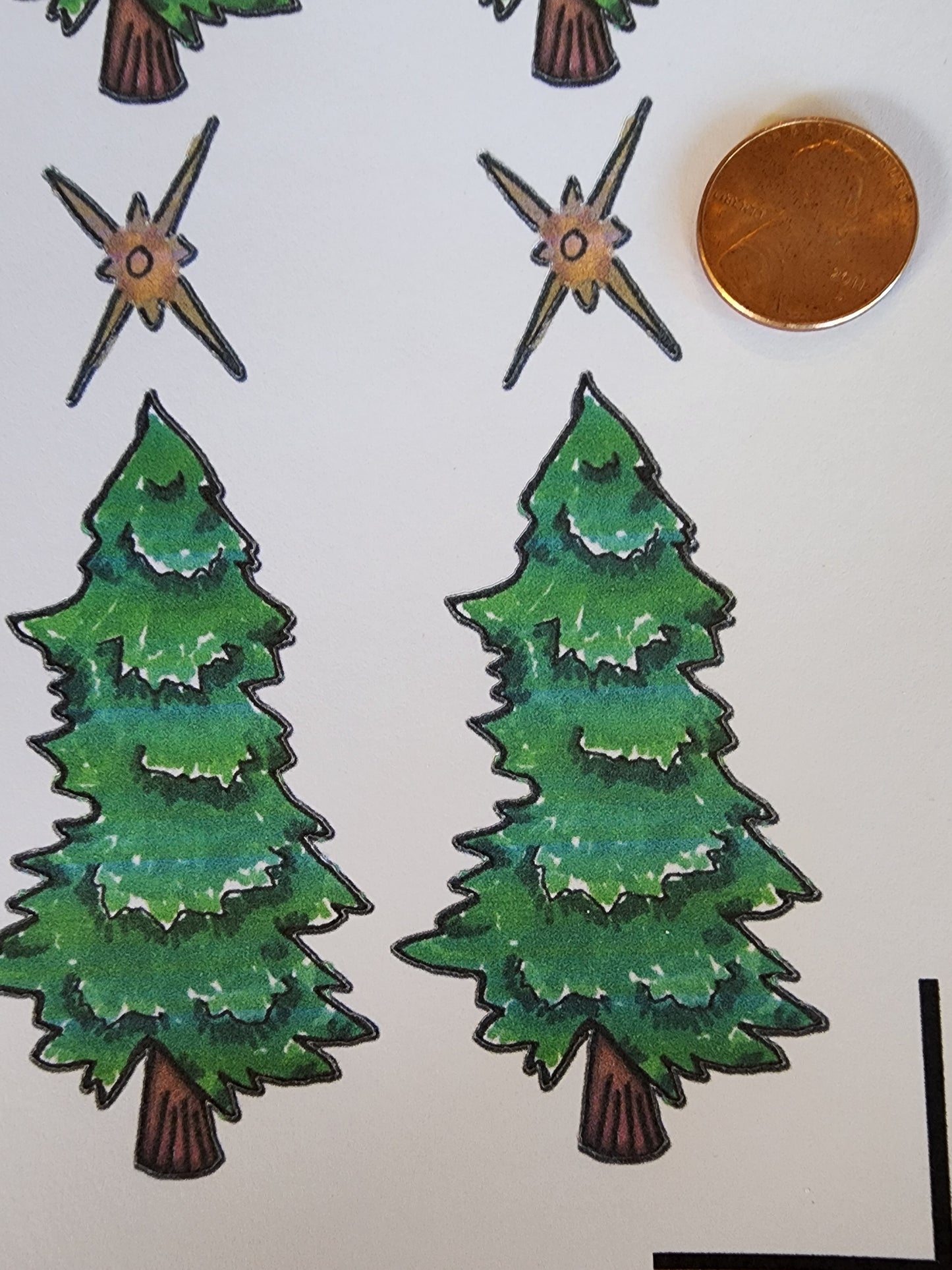 Christmas Tree Stickers