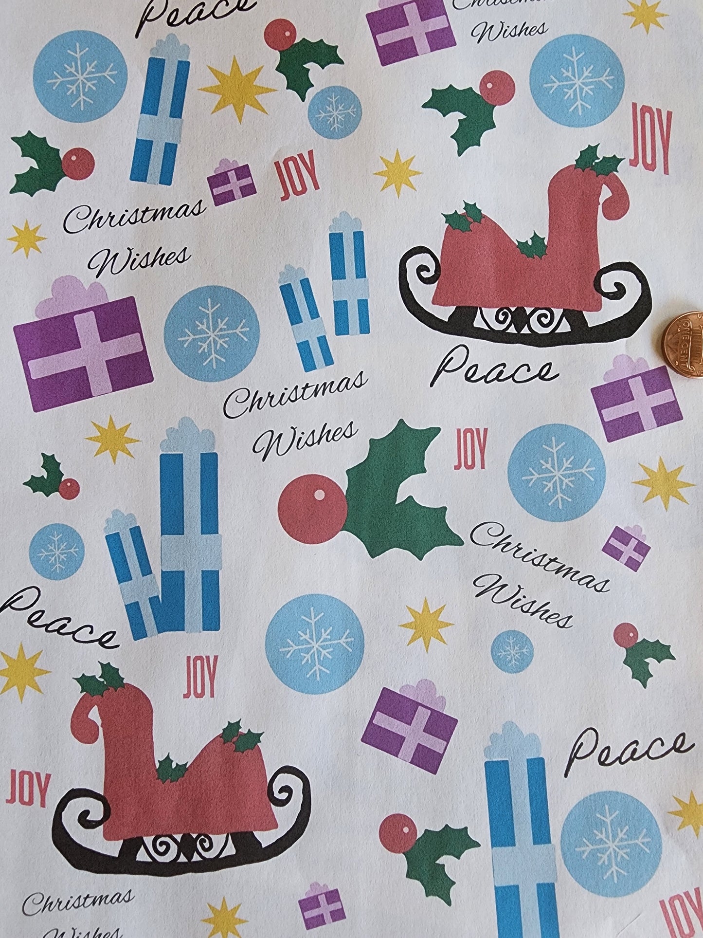 Christmas Wishes Overglaze Waterslide Ceramic Decal