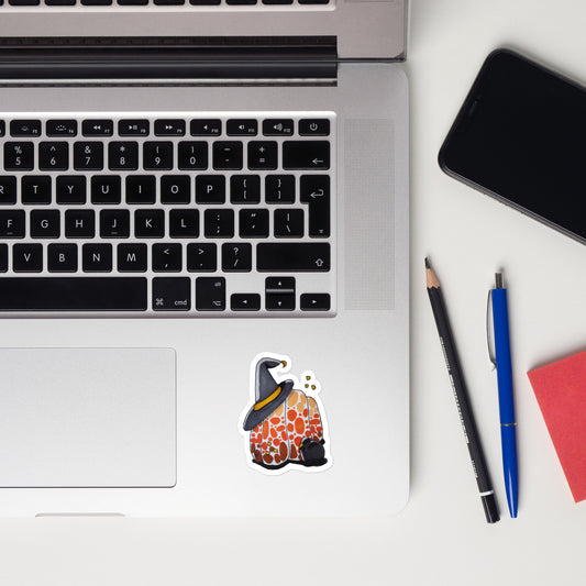 Witchy Pumpkin Kiss Cut Stickers